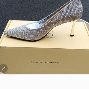 Elegant Silver Women's Heel